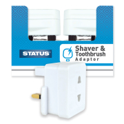 White Shaver Adaptor